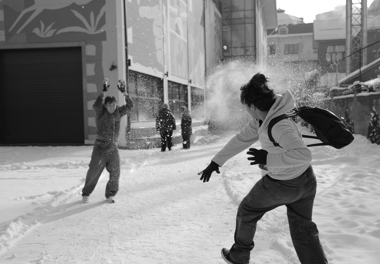 Snowball fight